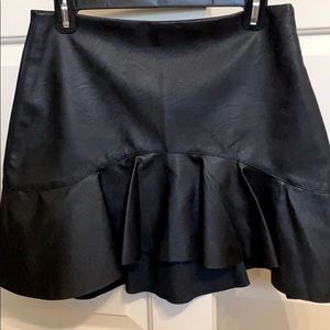 Teen faux leather skirt